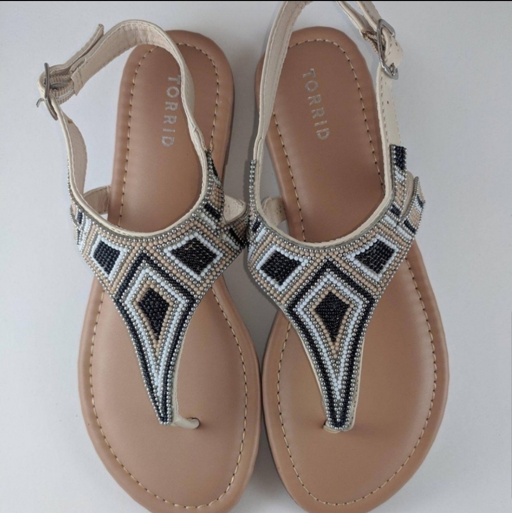Torrid Beaded Sandals